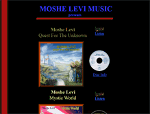 Tablet Screenshot of moshelevi.com